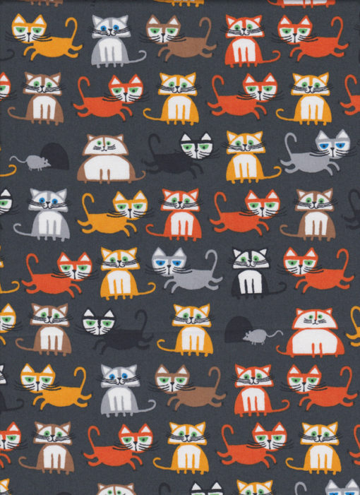 KATZEN und MÄUSE Stoff Nr. 140707 - 1 Fat Quarter