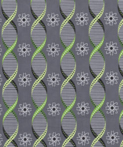 DNA-SEQUENZEN Stoff Nr. 140748 - 1 Fat Quarter