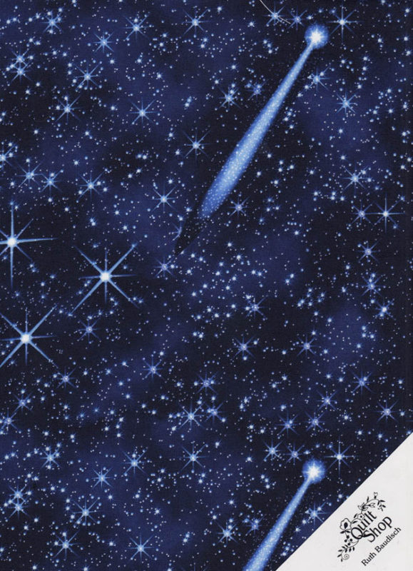 STERNENHIMMEL, KOMETEN Stoff Nr. 171003 - Quilt Shop Ruth Baudisch