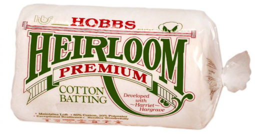 HOBBS Heirloom Premium Cotton Batting TWIN SIZE