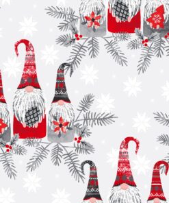 Weihnachtsstoff GNOME FRIENDS Nr. 210705 – Bild 2