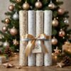 SPAR-SET "X- Mas Glitter" 4 FQ Weihnachts-Stoffpaket Nr. 231122
