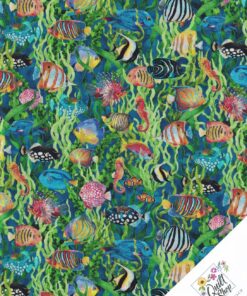 CALYPSO III FISCHE, Unterwasserwelt  Patchworkstoff Nr. 250148