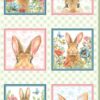 HASEN-PANEL, OSTERHASE Patchworkstoff Nr. 250217