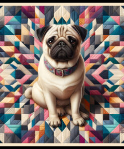 STOFFPANEL MOPS "DREAMCATCHER" Nr. 250729