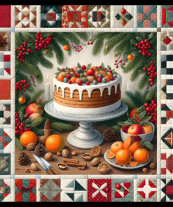 X-MAS ETAGERE Stoffpanel Nr. 251005