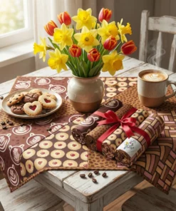 SPAR-SET "Coffeetime 2" 4 FQ Stoffpaket Nr. 260209 – Bild 2