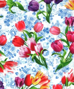 SPAR-SET "Tulpen, Frühling, Ostern" Stoffpaket Nr. 260206 – Bild 3