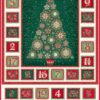 GOOD TIDINGS Adventskalender Panel  Stoff Nr. 250804