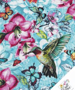 KOLIBRIS "Hummingbird Messenger" Patchworkstoff  Nr. 250813
