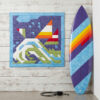 Stoffpaket SURFER Quilt-Kit "HANG LOOSE" Nr. 260711