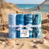 SPAR-SET "MEER, See, Wellen, Wasser" 4 FQ Stoffpaket Nr. 260618