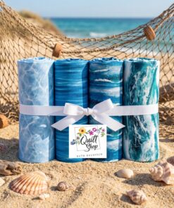 SPAR-SET "MEER, See, Wellen, Wasser" 4 FQ Stoffpaket Nr. 260618