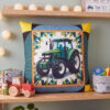 TRECKERKISSEN "Grüner Traktor", DIY Nähset, Stoffpaket Nr. 260725