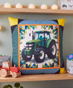 TRECKERKISSEN "Grüner Traktor", DIY Nähset, Stoffpaket Nr. 260725