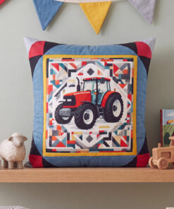 TRECKERKISSEN "Roter Traktor", DIY Nähset, Stoffpaket Nr. 260727