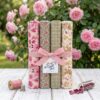 SPAR-SET "ROSENGARTEN" 4 FQ Stoffpaket Nr. 260523