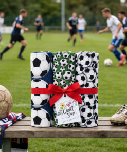 SPAR-SET "FUSSBÄLLE" 3 FQ Stoffpaket Nr. 260918