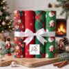 SPAR-SET WEIHNACHTEN "Rot & Grün" 4 FQ Stoffpaket Nr. 260612
