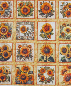 SONNENBLUMEN Stoffpanel Nr. 260812