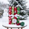 SPAR-SET WINTER "Schneemänner" 4 FQ Stoffpaket Nr. 260836
