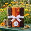 SPAR-SET "Herbstsonne & Bienenzauber" 4 FQ Stoffpaket Nr. 261004