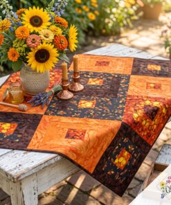 SPAR-SET "Herbstsonne & Bienenzauber" 4 FQ Stoffpaket Nr. 261004 – Bild 2