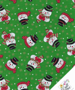 SPAR-SET WINTER "Schneemänner" 4 FQ Stoffpaket Nr. 260836 – Bild 3